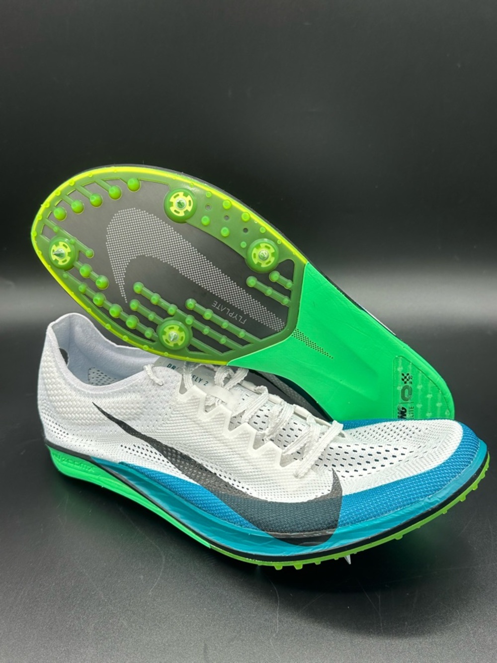 Nike ZoomX Dragonfly 2 Elite Bright Spruce Track Cleat Men Sz 12 New FZ9315-102